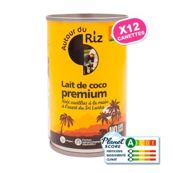 Colis Lait de coco premium 12 x 160 ml Autour du Riz